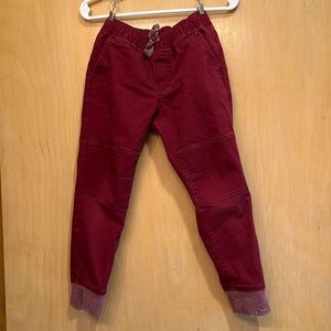 4T jogger pant Cat & Jack burgundy color